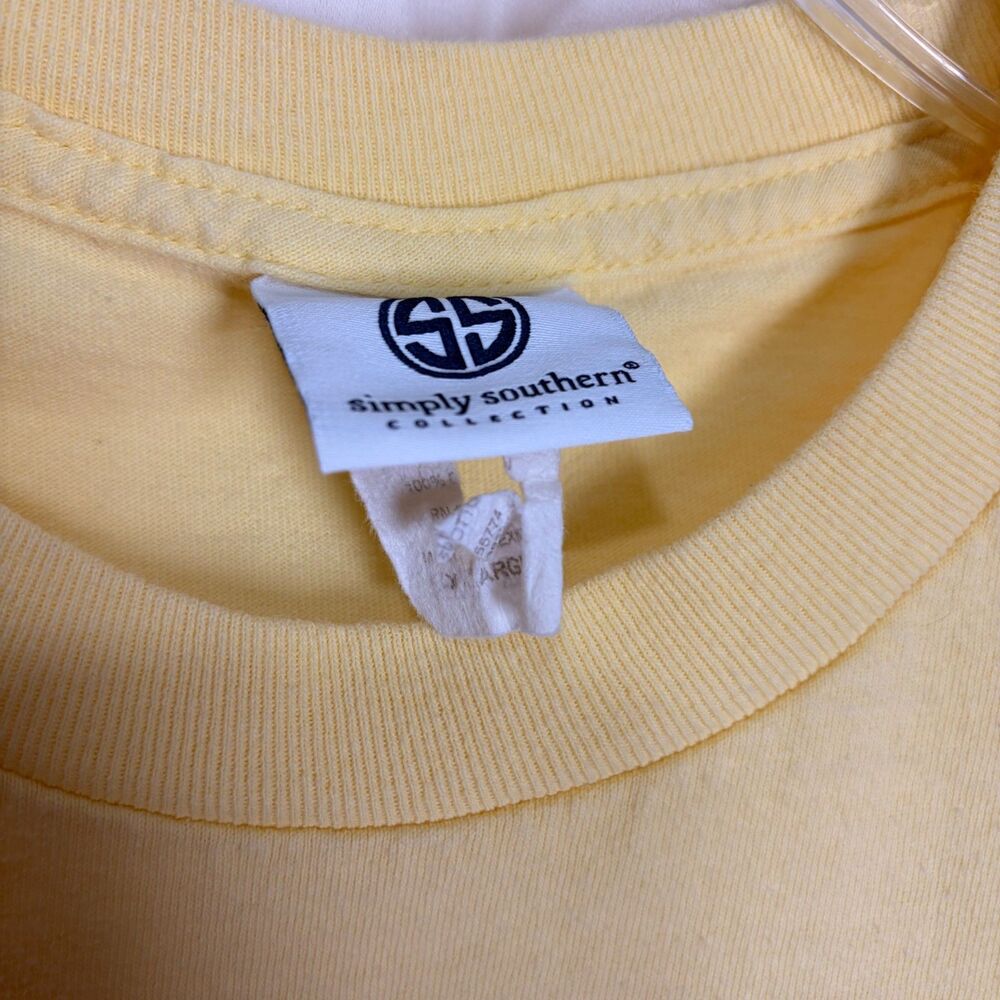 Simply Southern Charms of the South Graphic T-Shirt Yellow Size XL - Picture 5 of 5